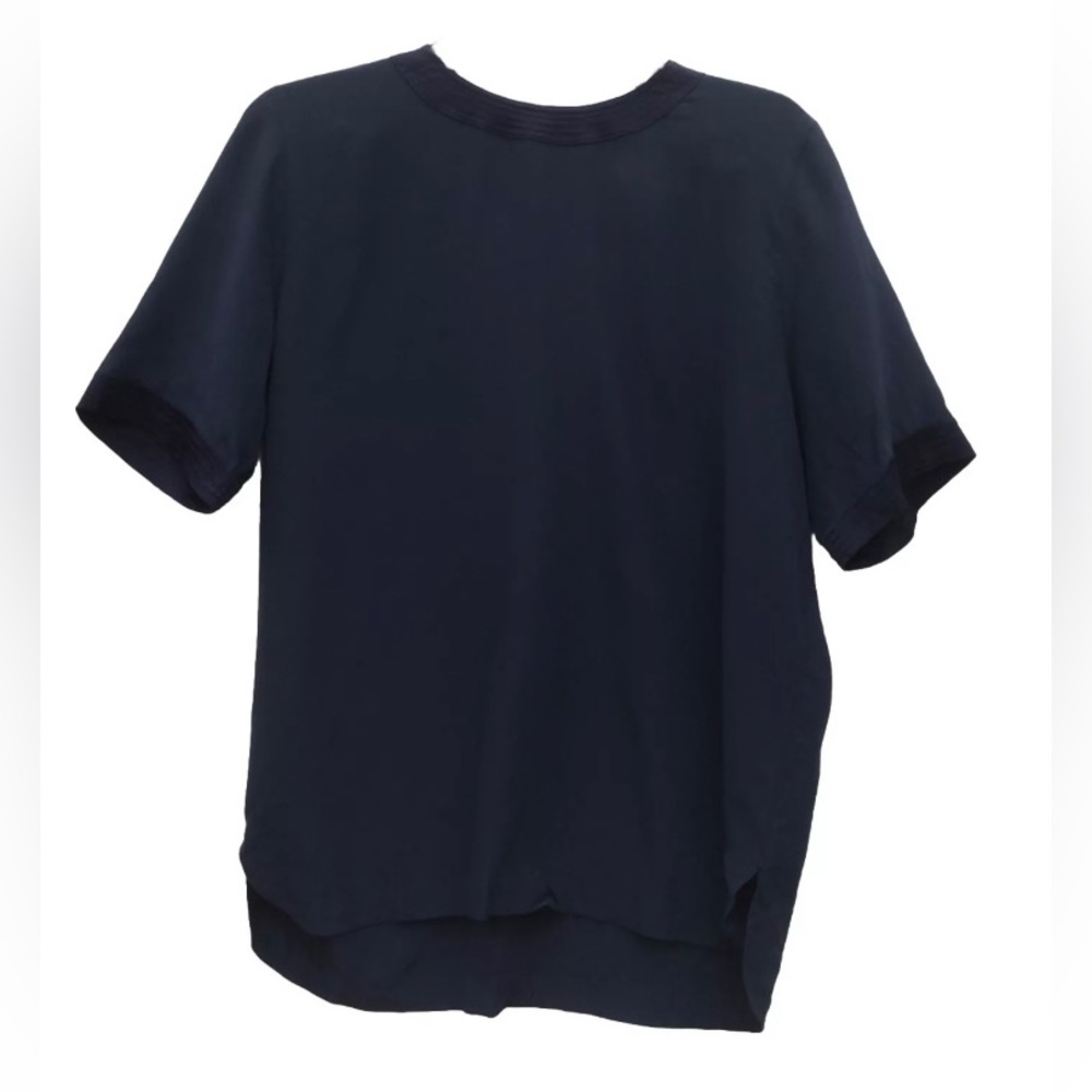 Vintage Gucci Silk Top Blouse Blue size small (40)